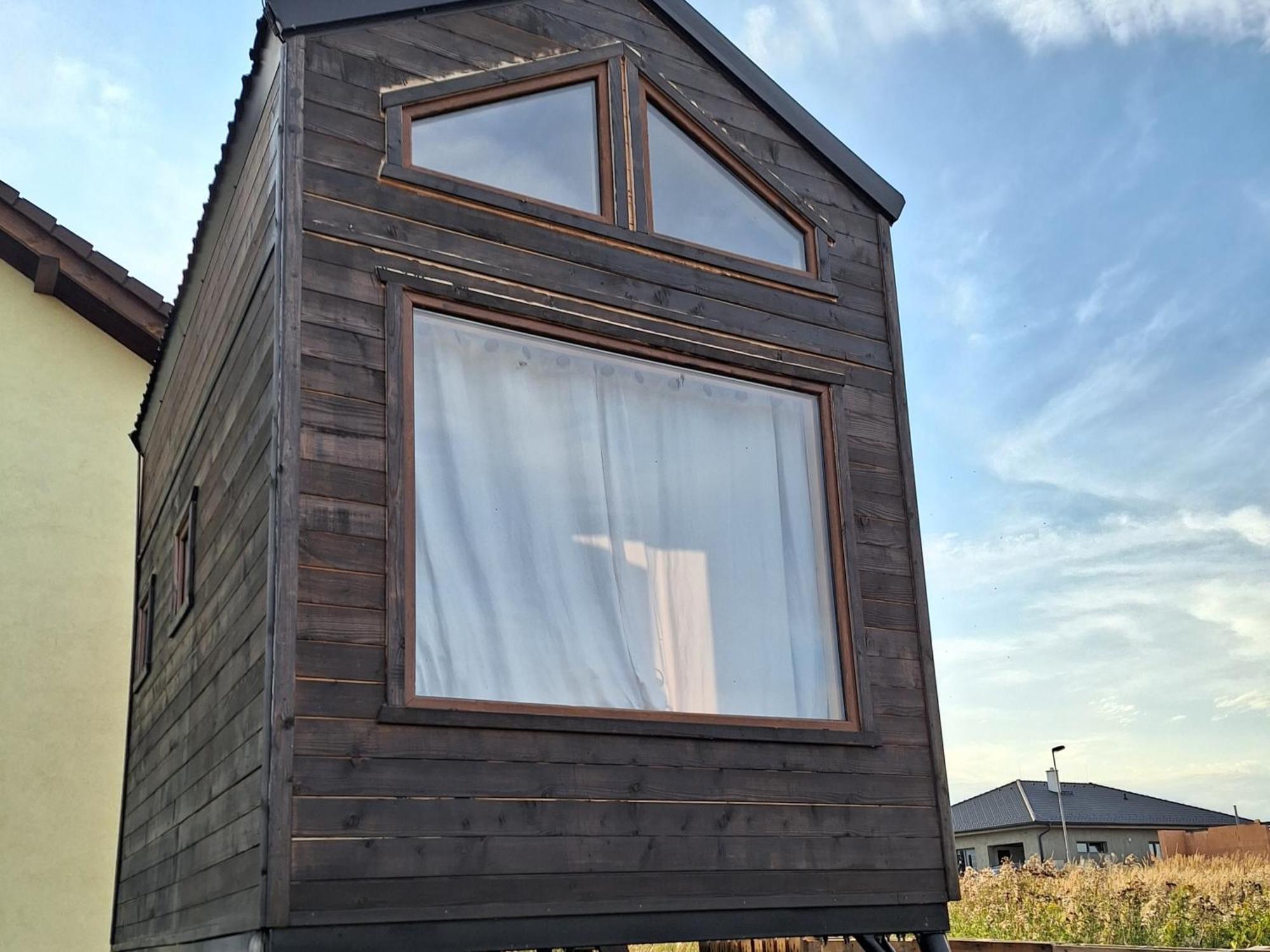 Treehome Tinyhouse Střítež Exterior foto